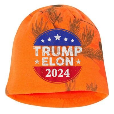 Funny Elon & Trump Vance For President 2024 Kati - Camo Knit Beanie