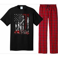 Fire Engine Truck Axe Thin Red Line Firetruck Pajama Set