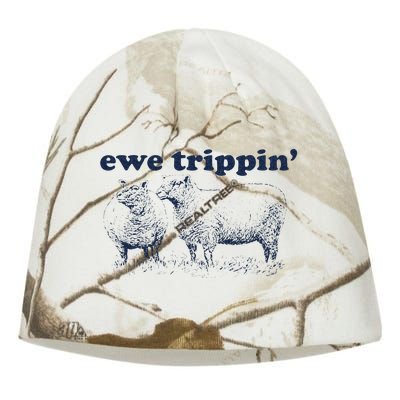 Farmer Ewe Trippin Funny Kati - Camo Knit Beanie