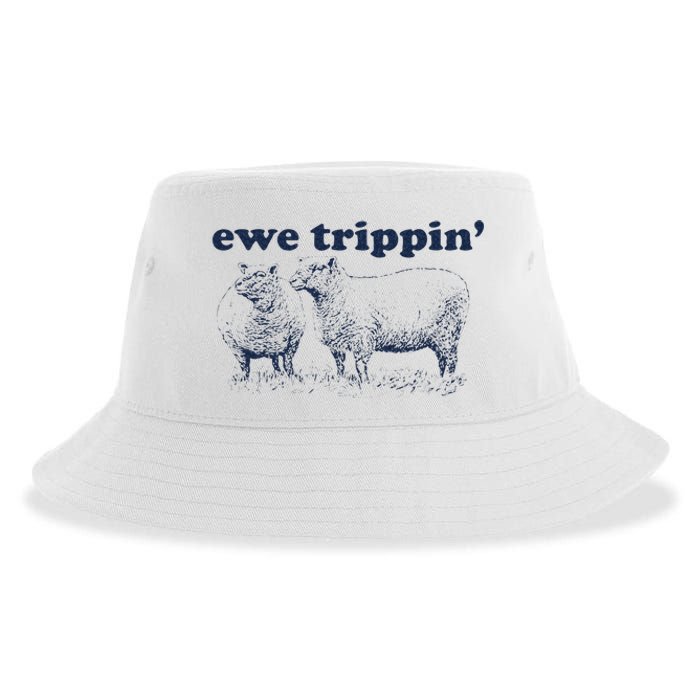 Farmer Ewe Trippin Funny Sustainable Bucket Hat