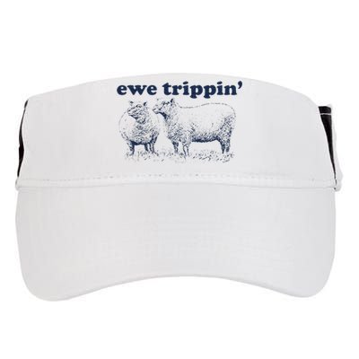 Farmer Ewe Trippin Funny Adult Drive Performance Visor