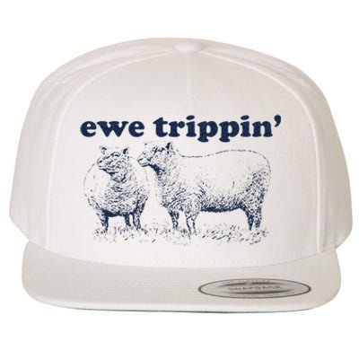 Farmer Ewe Trippin Funny Wool Snapback Cap