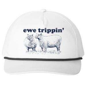 Farmer Ewe Trippin Funny Snapback Five-Panel Rope Hat