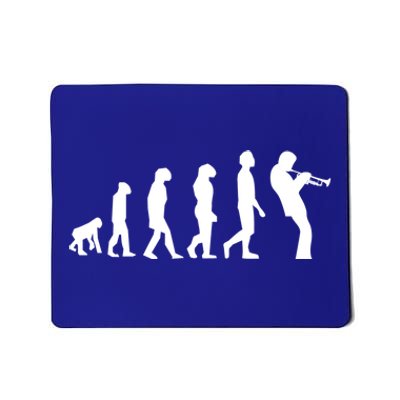 Funny Evolution Trumpet Player Music Band Musician Jazz Gift Mousepad