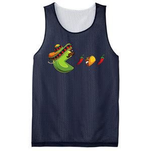 Funny Eating Tacos Cinco De Mayo Mexican Mesh Reversible Basketball Jersey Tank