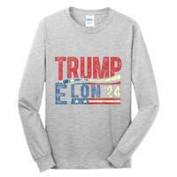 Funny Elon & Trump Vance For President 2024 Tall Long Sleeve T-Shirt