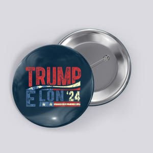 Funny Elon & Trump Vance For President 2024 Button