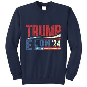 Funny Elon & Trump Vance For President 2024 Tall Sweatshirt