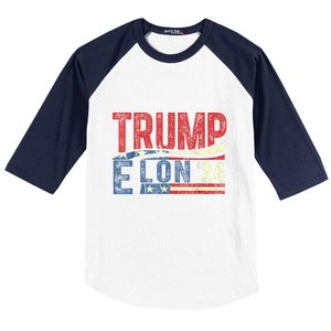 Funny Elon & Trump Vance For President 2024 Baseball Sleeve Shirt