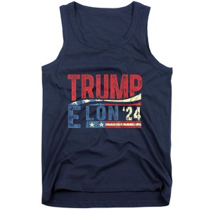 Funny Elon & Trump Vance For President 2024 Tank Top