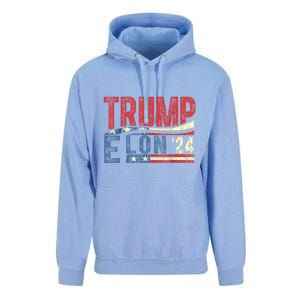 Funny Elon & Trump Vance For President 2024 Unisex Surf Hoodie