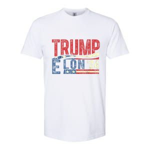 Funny Elon & Trump Vance For President 2024 Softstyle CVC T-Shirt