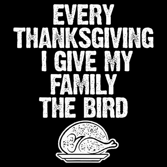 Funny Every Thanksgiving I Give My Family The Bird Adult Impact Tech Backpack