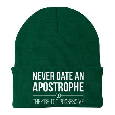 Funny English Teacher Grammar Pun Gif Knit Cap Winter Beanie