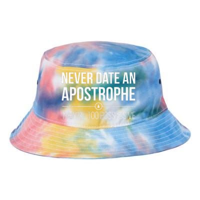 Funny English Teacher Grammar Pun Gif Tie Dye Newport Bucket Hat