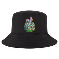 Funny Easter Time Gamer Bunny Ears Controller Easter Eggs Cool Comfort Performance Bucket Hat