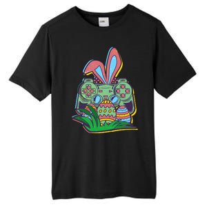 Funny Easter Time Gamer Bunny Ears Controller Easter Eggs Tall Fusion ChromaSoft Performance T-Shirt