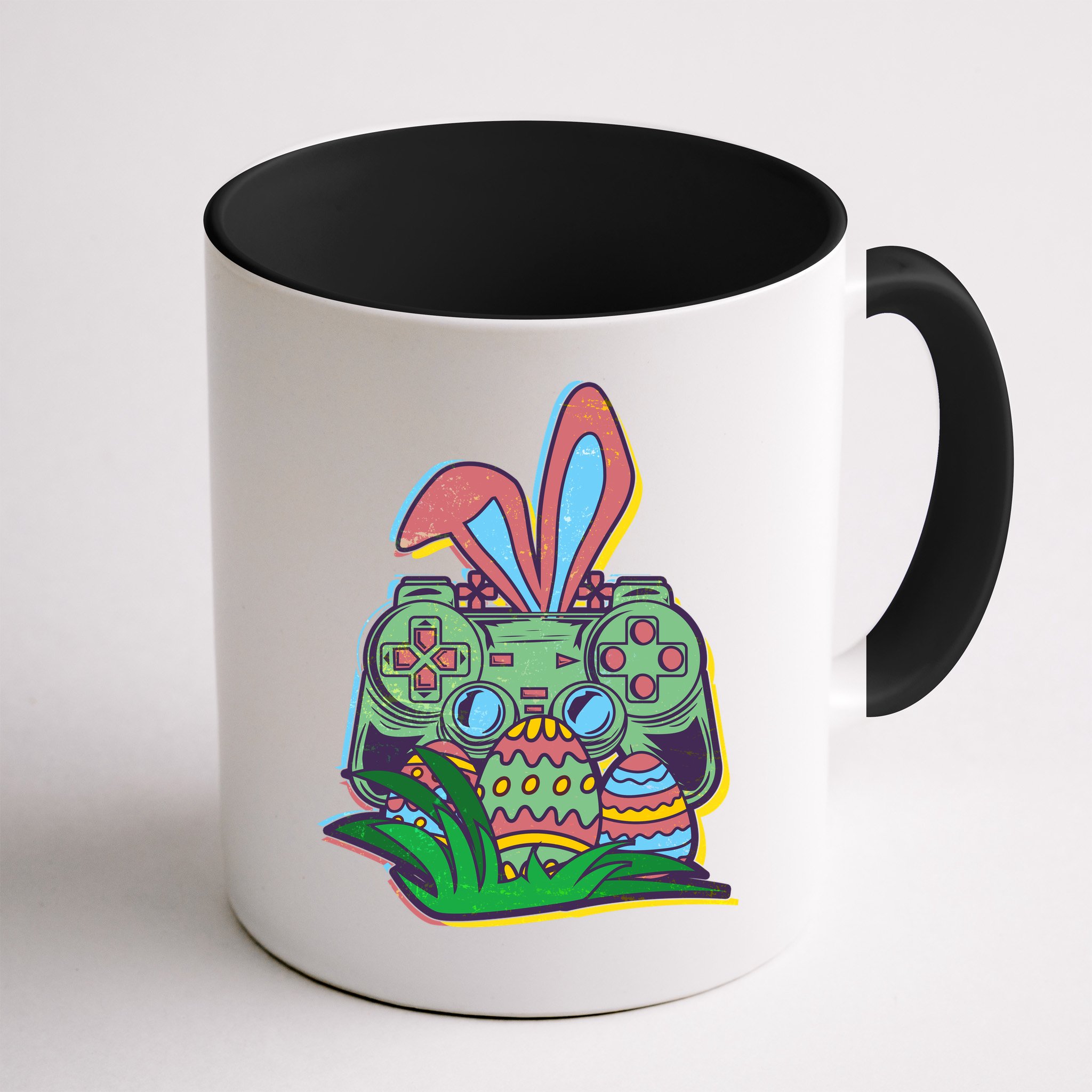 Funny Easter Time Gamer Bunny Ears Controller Easter Eggs Mug