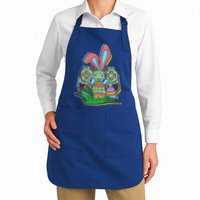 Funny Easter Time Gamer Bunny Ears Controller Easter Eggs Apron