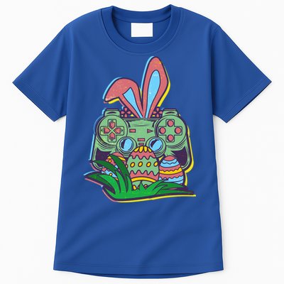 Funny Easter Time Gamer Bunny Ears Controller Easter Eggs Tall T-Shirt