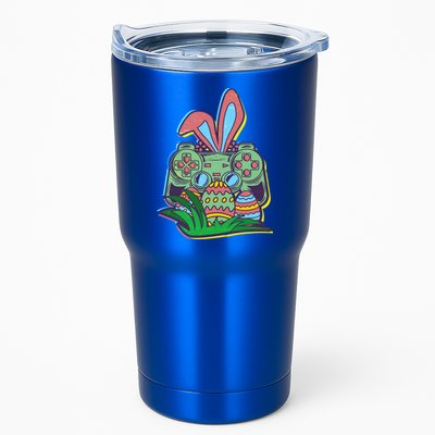 Funny Easter Time Gamer Bunny Ears Controller Easter Eggs Tumbler