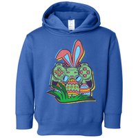 Funny Easter Time Gamer Bunny Ears Controller Easter Eggs Toddler Hoodie