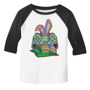 Funny Easter Time Gamer Bunny Ears Controller Easter Eggs Toddler Fine Jersey T-Shirt