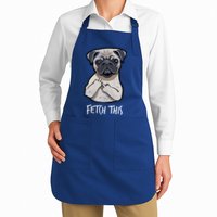 Fetch This Middle Finger Pug Apron