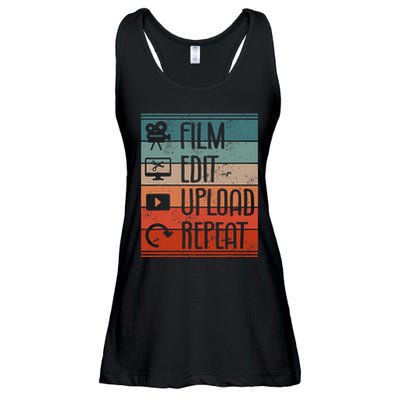 Film Edit Upload Repeat Cinematographer Cinematography Ladies Essential Flowy Tank