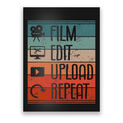 Film Edit Upload Repeat Cinematographer Cinematography Poster
