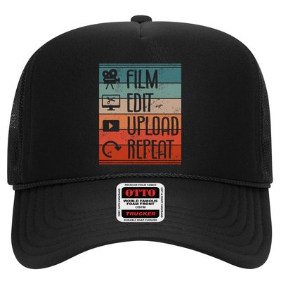 Film Edit Upload Repeat Cinematographer Cinematography Trucker Hat