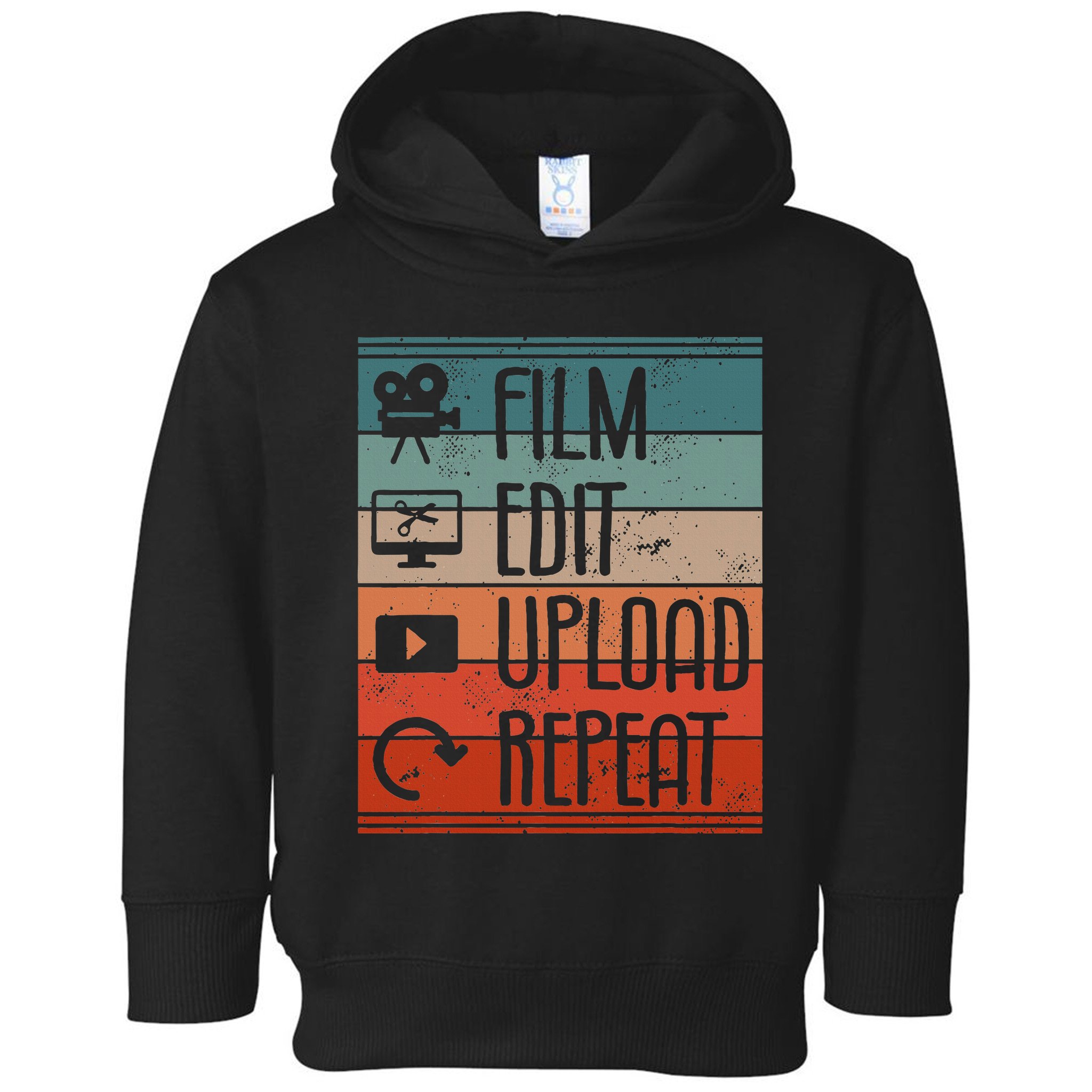 Film Edit Upload Repeat Cinematographer Cinematography Toddler Hoodie