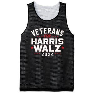 Funny Election Vote Blue Democrat Veterans For Harris Waltz 2024 Gift Mesh Reversible Basketball Jersey Tank