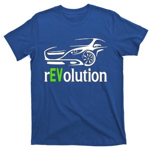 Funny Electric Vehicle Car Revolution Ev Driving Earth Day Cute Gift T-Shirt