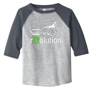 Funny Electric Vehicle Car Revolution Ev Driving Earth Day Cute Gift Toddler Fine Jersey T-Shirt