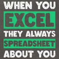 Funny Excel When You Excel They Always Spreadsheet About You Cotton Canvas Backpack