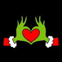 Funny Elf With Cute Heart Hands Symbol Style Christmas Ladies Essential Flowy Tank