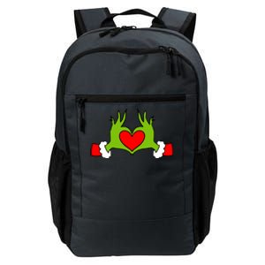 Funny Elf With Cute Heart Hands Symbol Style Christmas Daily Commute Backpack