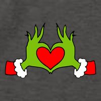 Funny Elf With Cute Heart Hands Symbol Style Christmas Vector Backpack