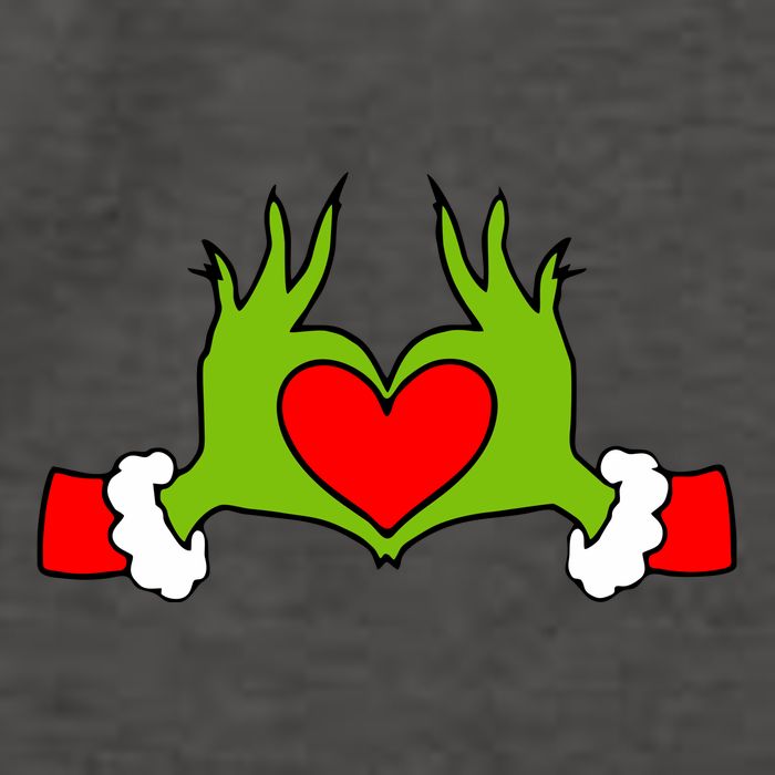 Funny Elf With Cute Heart Hands Symbol Style Christmas Vector Backpack