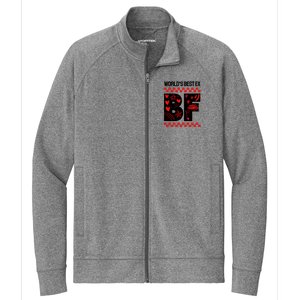 Funny Exboyfriend Worlds Best Ex Boyfriend Stretch Full-Zip Cadet Jacket