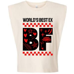 Funny Exboyfriend Worlds Best Ex Boyfriend Garment-Dyed Women's Muscle Tee