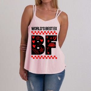 Funny Exboyfriend Worlds Best Ex Boyfriend Women's Strappy Tank