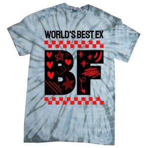 Funny Exboyfriend Worlds Best Ex Boyfriend Tie-Dye T-Shirt