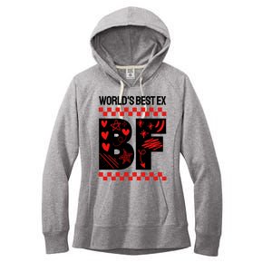 Funny Exboyfriend Worlds Best Ex Boyfriend Women's Fleece Hoodie