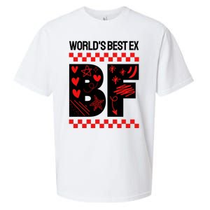 Funny Exboyfriend Worlds Best Ex Boyfriend Sueded Cloud Jersey T-Shirt