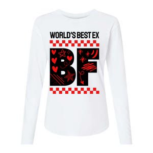 Funny Exboyfriend Worlds Best Ex Boyfriend Womens Cotton Relaxed Long Sleeve T-Shirt