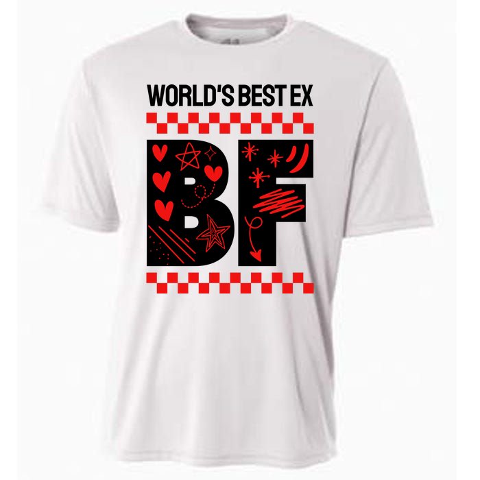 Funny Exboyfriend Worlds Best Ex Boyfriend Cooling Performance Crew T-Shirt