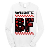 Funny Exboyfriend Worlds Best Ex Boyfriend Long Sleeve Shirt