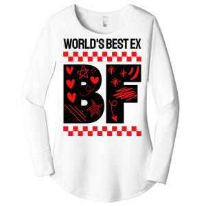 Funny Exboyfriend Worlds Best Ex Boyfriend Women's Perfect Tri Tunic Long Sleeve Shirt